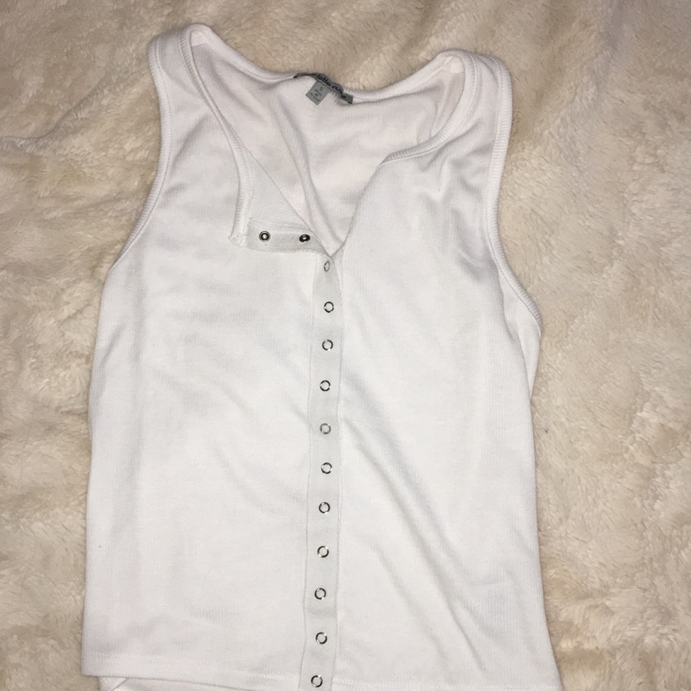 White tank top